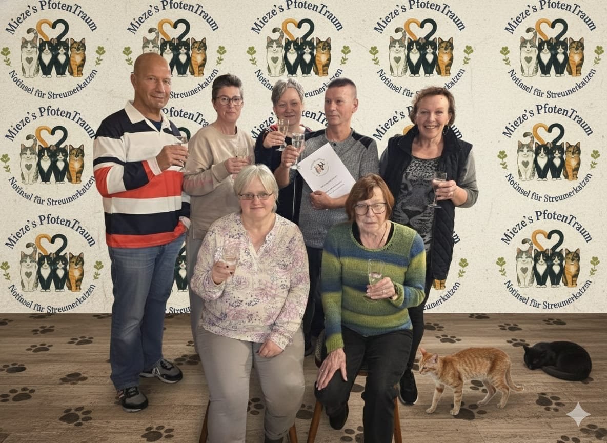 Gründungsmitglieder des Tierschutzvereins Mieze's PfotenTraum Ludwigshafen